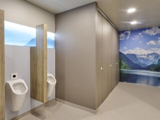 Vielfältige WC-Trennwände für Büro & Gewerbe