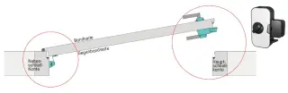 Fingerschutz / Klemm-Stopp an der Hauptschließkante Fingerschutz / Klemm-Stopp an der Hauptschließkante