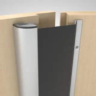 Fingerschutzrollos für die Gegenbandseite Fingerschutzrollos für die Gegenbandseite