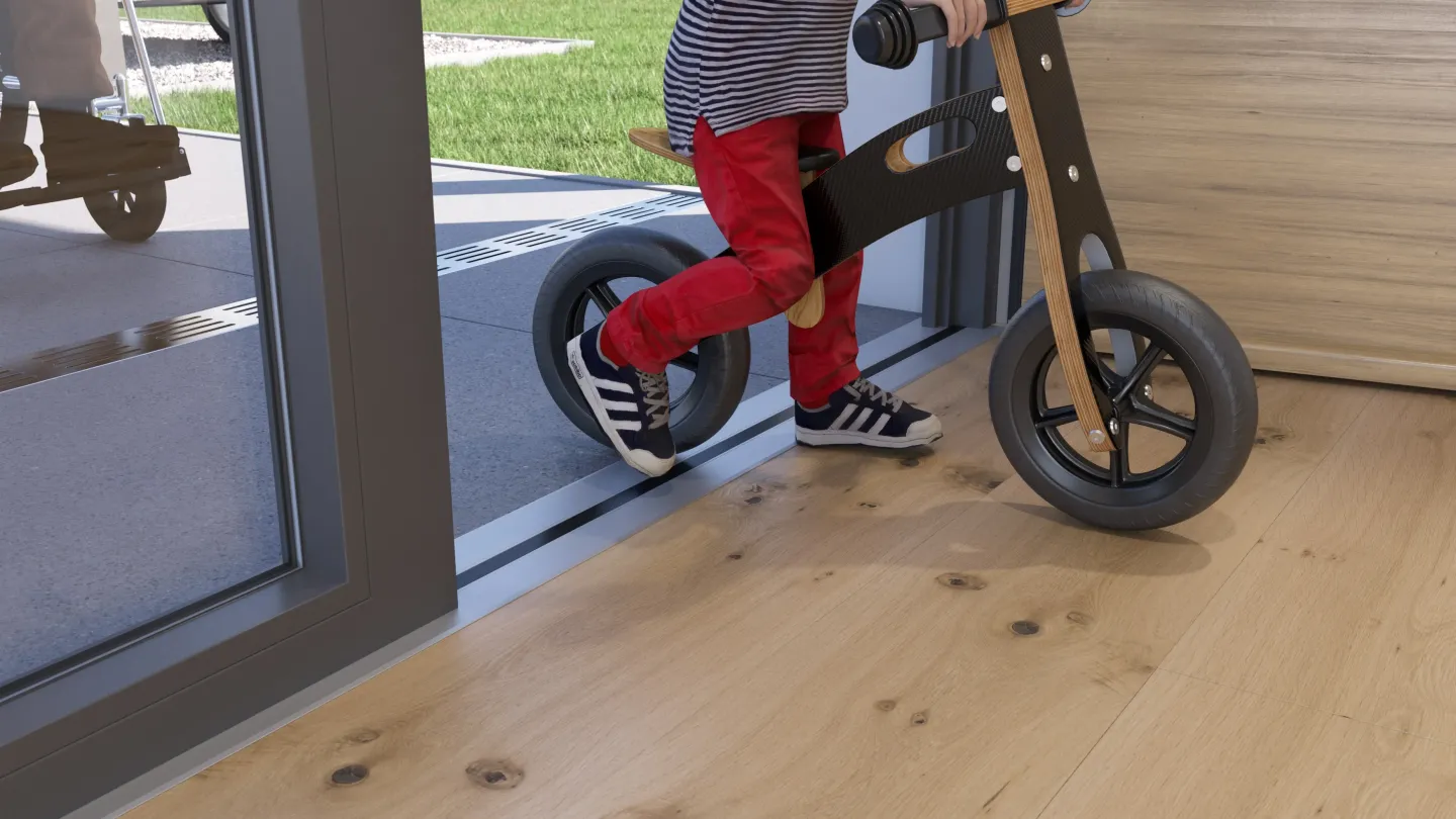 Barrierefreie Türdichtung mit Nullschwelle Comfort-Plan® Barrierefreie Türdichtung mit Nullschwelle Comfort-Plan®