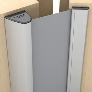 Fingerschutzrollos für die Gegenbandseite Fingerschutzrollos für die Gegenbandseite