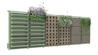 Geländergebundene Begrünung PLANT SECURE Geländergebundene Begrünung PLANT SECURE