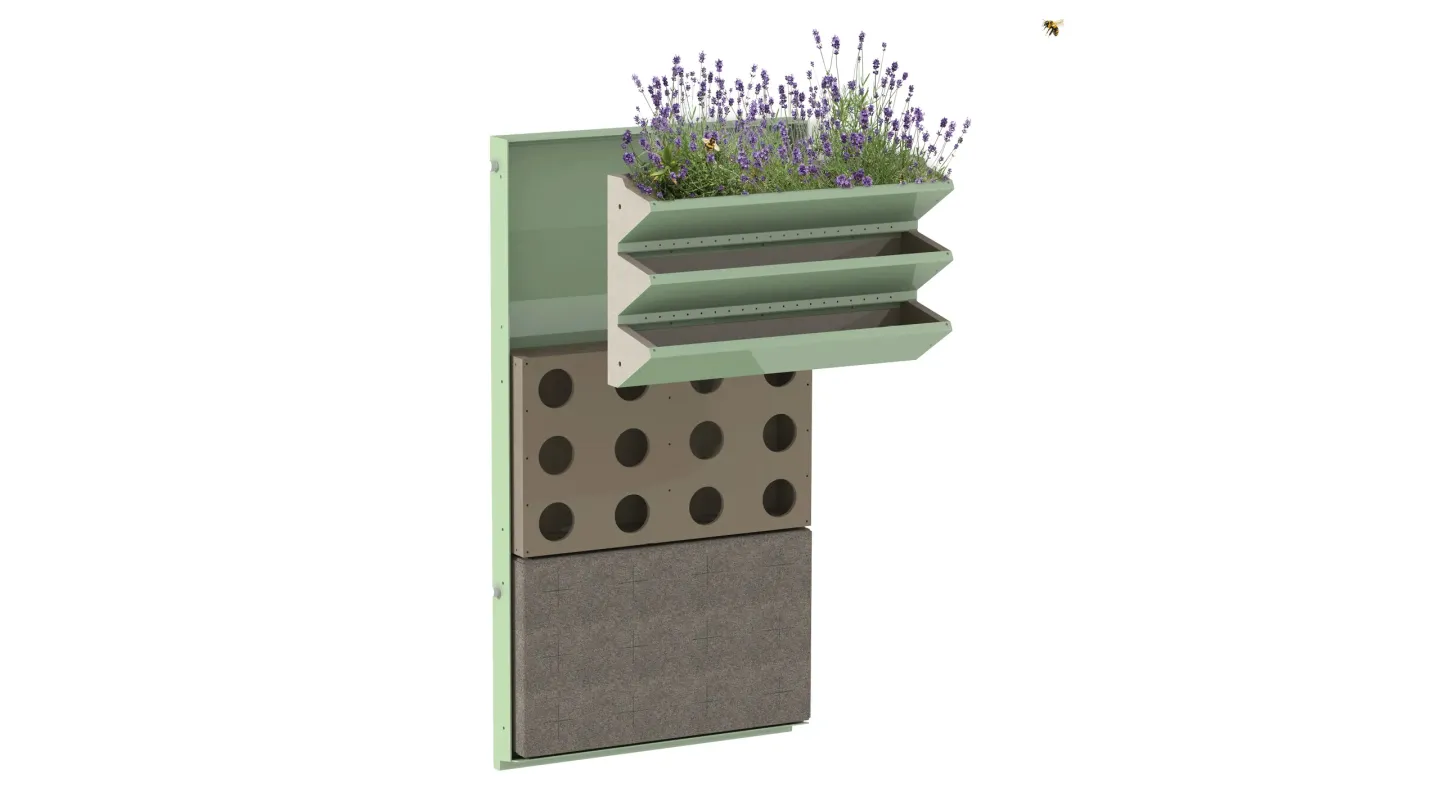 Geländergebundene Begrünung PLANT SECURE Geländergebundene Begrünung PLANT SECURE