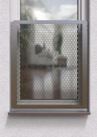 Absturzsicherungen für Fenster aus Glas, Aluminium oder Stahl