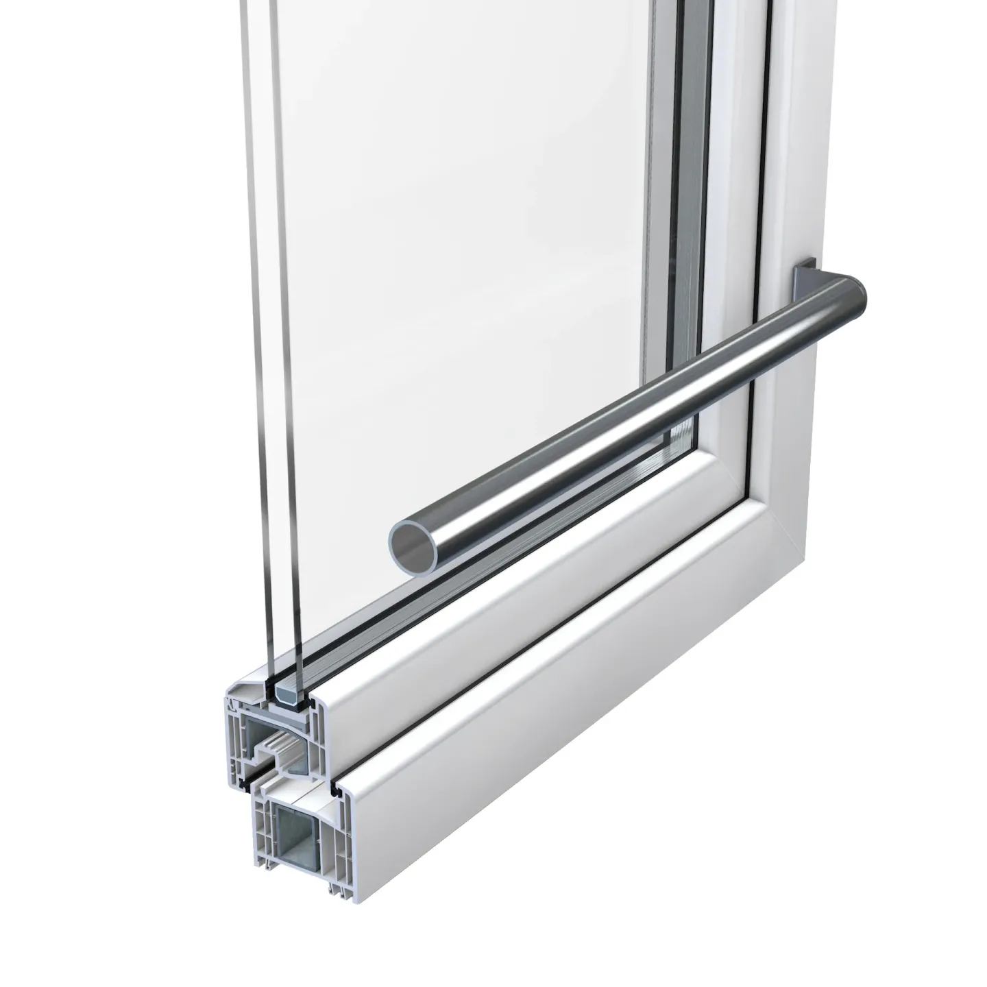 Absturzsicherungen für Fenster aus Glas, Aluminium oder Stahl