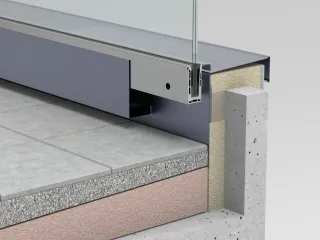 Modulare Unterkonstruktion für Geländersysteme Modulare Unterkonstruktion für Geländersysteme