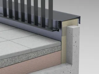 Modulare Unterkonstruktion für Geländersysteme Modulare Unterkonstruktion für Geländersysteme