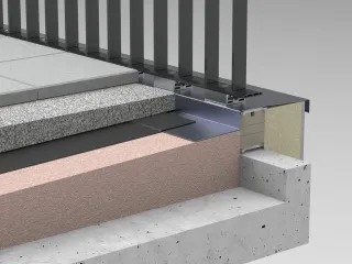 Modulare Unterkonstruktion für Geländersysteme Modulare Unterkonstruktion für Geländersysteme