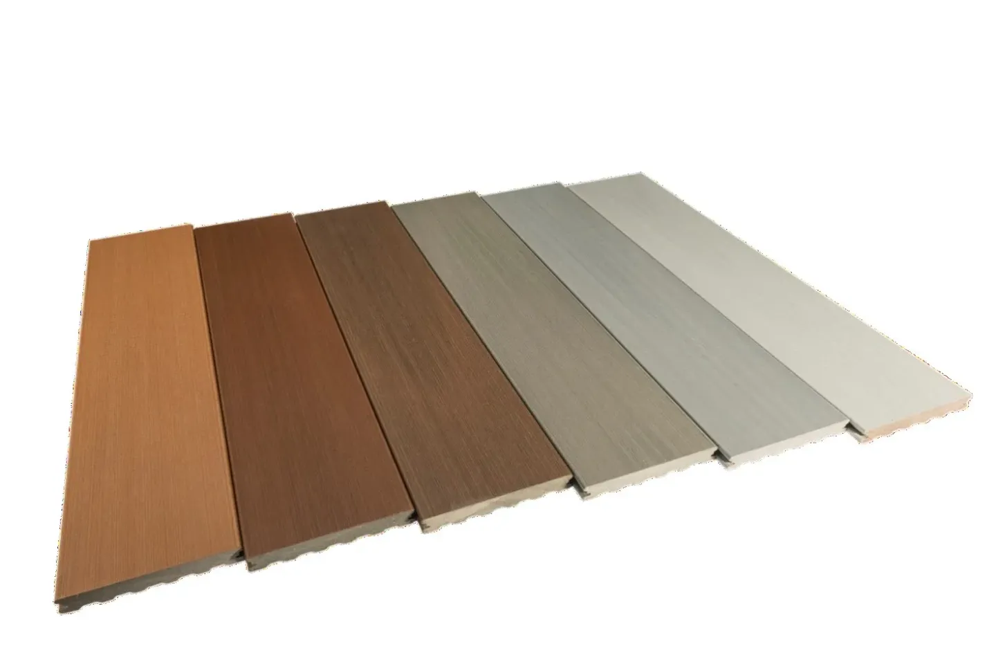 Coextrudierte und extrudierte Holzkomposit-Terrassendielen (WPC) Coextrudierte und extrudierte Holzkomposit-Terrassendielen (WPC)