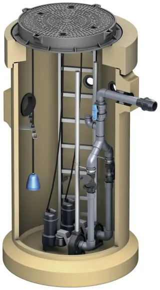 Pumpstationen aus Kunststoff, Stahlbeton und Polymerbeton für den Erdeinbau Pumpstationen aus Kunststoff, Stahlbeton und Polymerbeton für den Erdeinbau