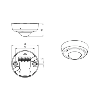 LUXOMAT® Deckenpräsenzmelder - 2-Kanal B.E.G. Brück Electronic - LUXOMAT® Deckenpräsenzmelder - 2-Kanal