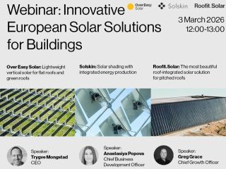 Webinar: Mehr Solarflächen erschließen – innovativ, ästhetisch, effizient