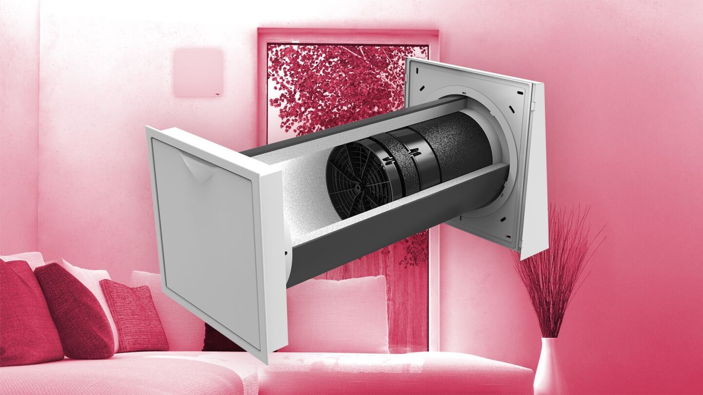 Dezentrale Lüftung mit Wärmerückgewinnung