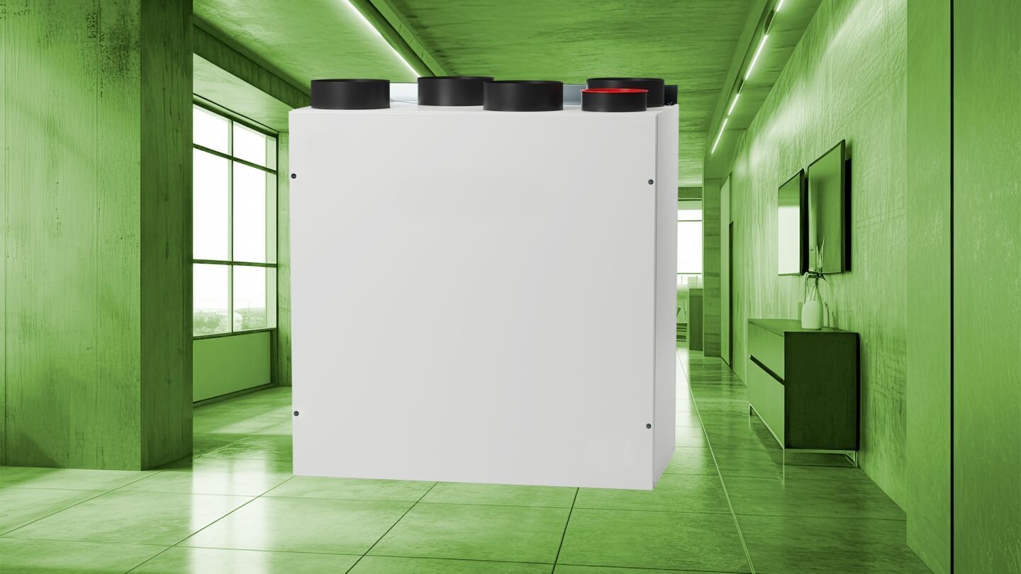 Zentrale Lüftung mit Wärmerückgewinnung