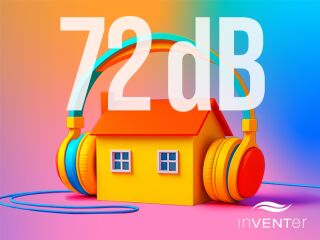 Dezentrale Lüftung von inVENTer: 72 dB Schallschutz mit Frischluftgarantie