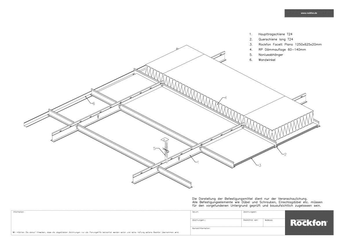 Rockfon Facett Plano