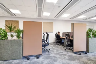 Akustik-Wandpaneele, Akustik-Raumtrenner und Akustik-Standabsorber Akustik-Wandpaneele, Akustik-Raumtrenner und Akustik-Standabsorber