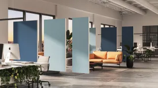 Akustik-Wandpaneele, Akustik-Raumtrenner und Akustik-Standabsorber Akustik-Wandpaneele, Akustik-Raumtrenner und Akustik-Standabsorber