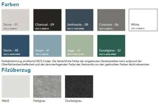 Akustik-Deckensegel und Akustikbaffeln Akustik-Deckensegel und Akustikbaffeln