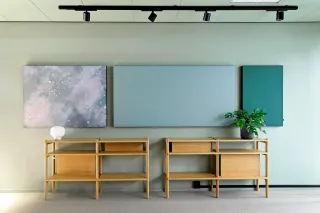 Akustik-Wandpaneele, Akustik-Raumtrenner und Akustik-Standabsorber Akustik-Wandpaneele, Akustik-Raumtrenner und Akustik-Standabsorber