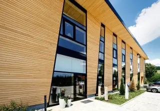 Holzoberflächenbehandlung, Holz-Veredelung; behandelte Profilhölzer aus Fichte Holzoberflächenbehandlung, Holz-Veredelung; behandelte Profilhölzer aus Fichte