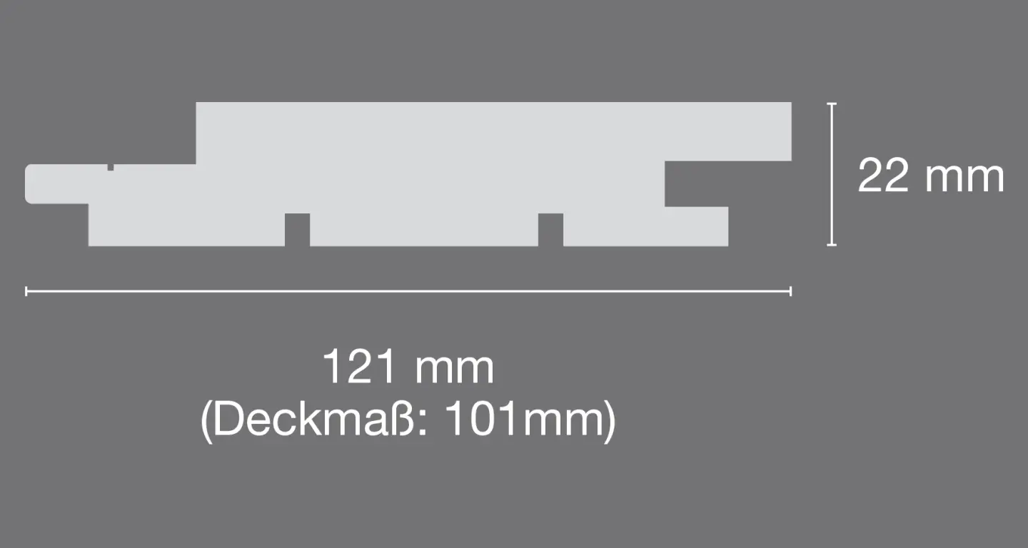 Holz-Fassadenprofil - Kontrast Edition Holz-Fassadenprofil - Kontrast Edition