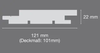 Holz-Fassadenprofil - Kontrast Edition Holz-Fassadenprofil - Kontrast Edition