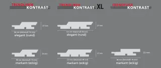 Holz-Fassadenprofil - Kontrast Edition Holz-Fassadenprofil - Kontrast Edition