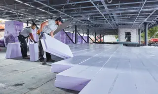 JACKODUR® Umkehrdachdämmung als Retentionsdach, bekiest, begrünt, befahrbar JACKODUR® Umkehrdachdämmung als Retentionsdach, bekiest, begrünt, befahrbar