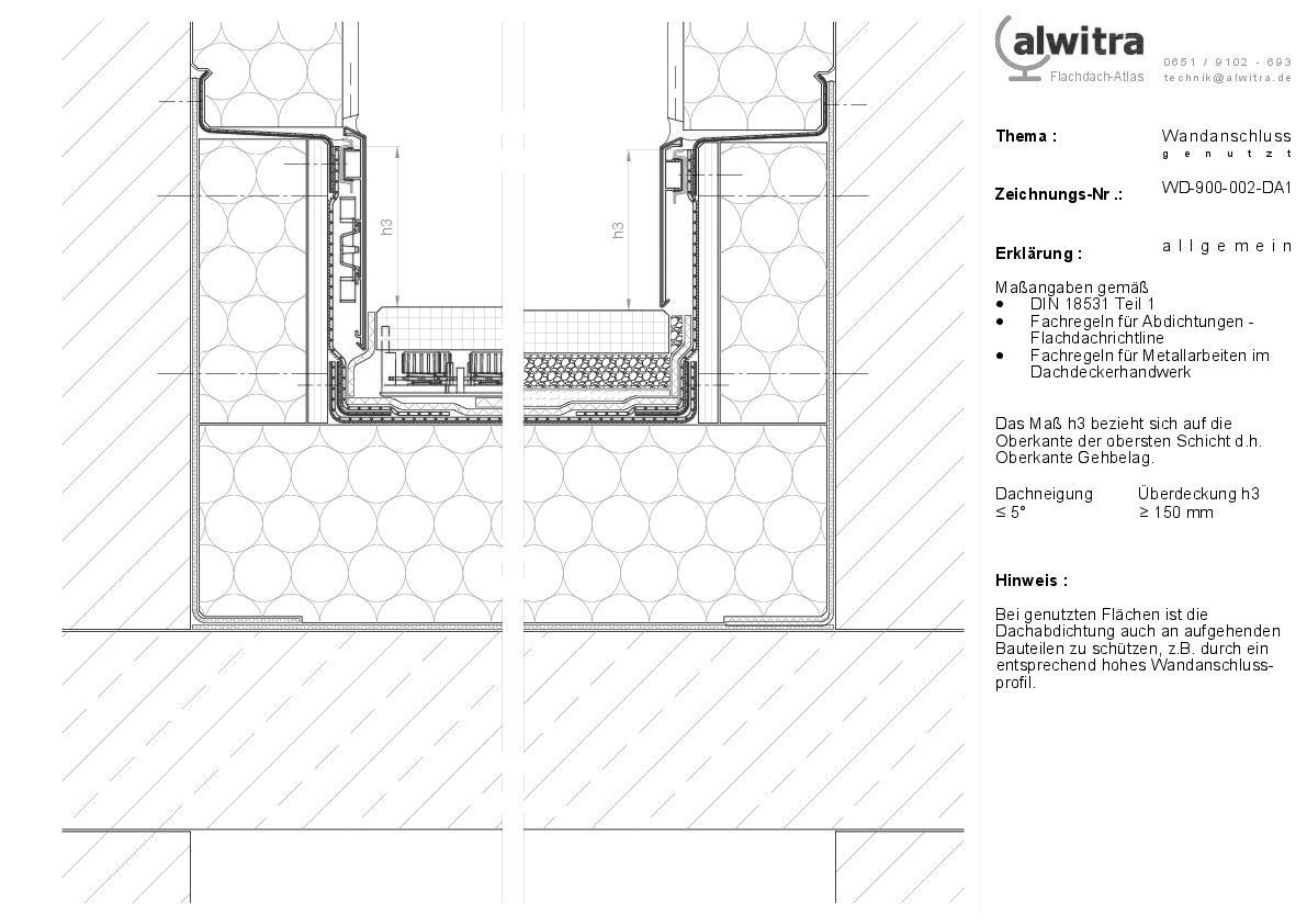 Wandanschluss genutzt-WD-900-002-DA1