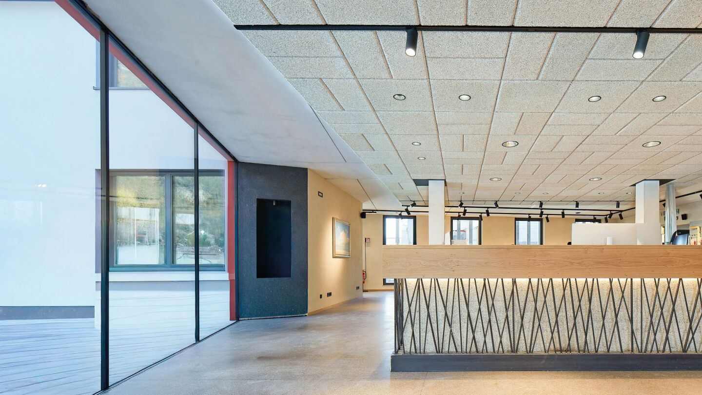 Natur & Akustik Designdecken nOWAcoustic