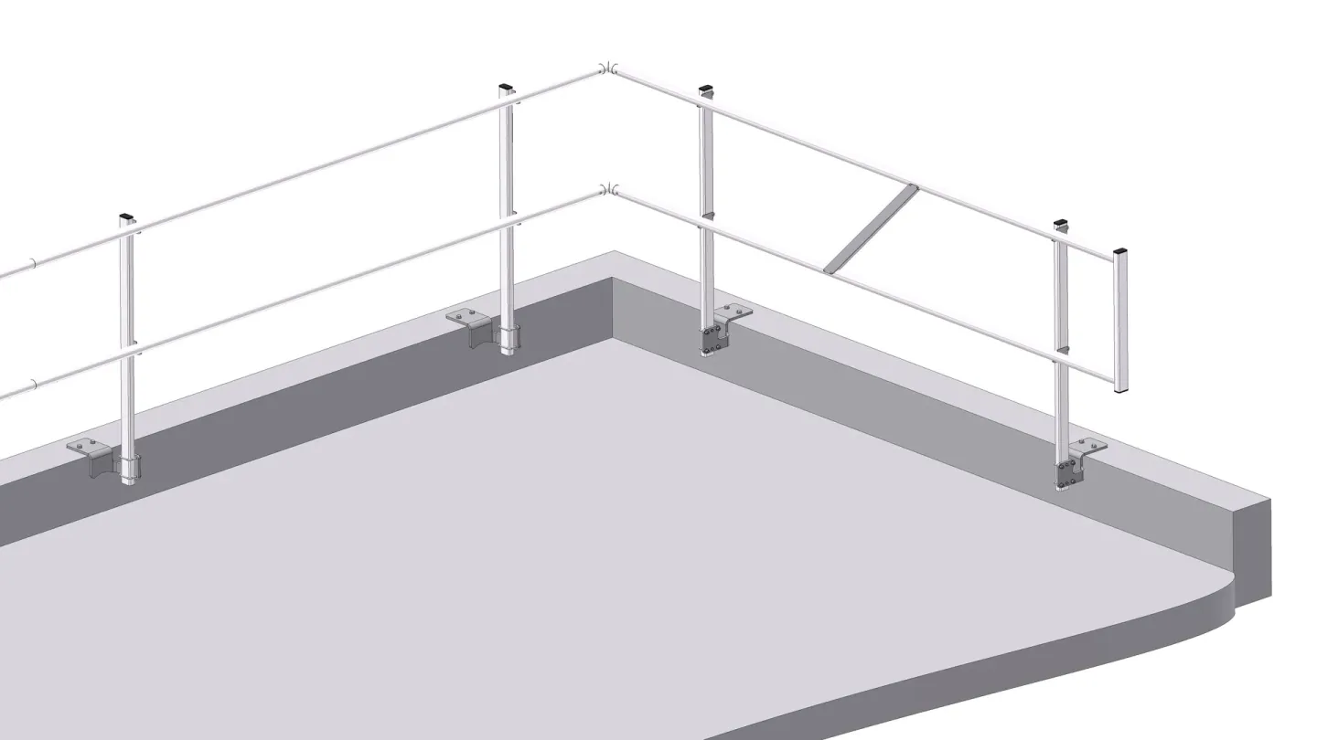 Seitenschutzsysteme und Geländer LUX-top® G-T Seitenschutzsysteme und Geländer LUX-top® G-T