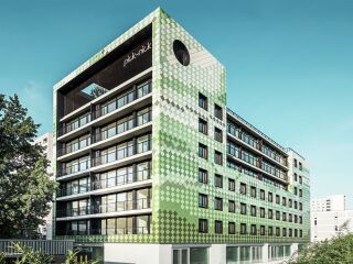 Dresdens kunstvolle Farbspiele mit der „Pick-Nick“ Rautenfassade