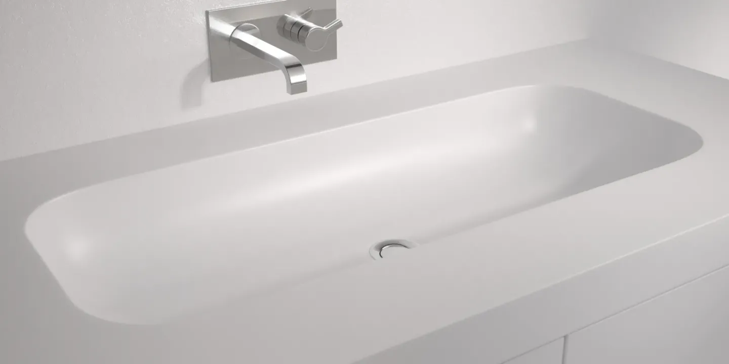 Individuelle Waschbecken und Waschtische aus Mineralwerkstoff Individuelle Waschbecken und Waschtische aus Mineralwerkstoff