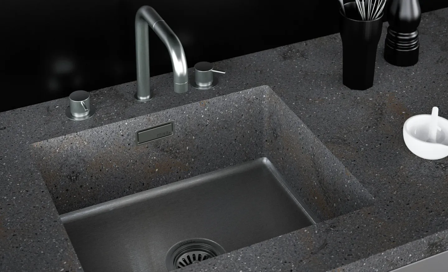 Spülbecken aus Mineralwerkstoff Spülbecken aus Mineralwerkstoff