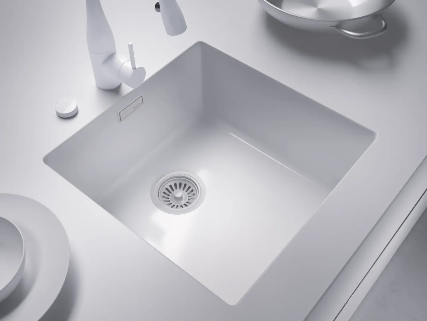 Spülbecken aus Mineralwerkstoff Spülbecken aus Mineralwerkstoff