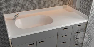 Individuelle Waschbecken und Waschtische aus Mineralwerkstoff Individuelle Waschbecken und Waschtische aus Mineralwerkstoff