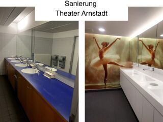 Neuer Glanz für alte Sanitärräume