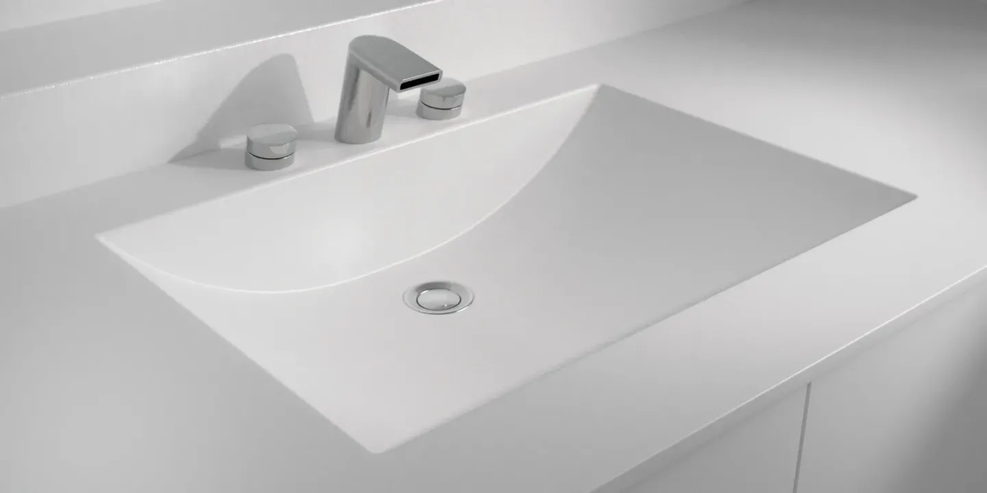 Individuelle Waschbecken und Waschtische aus Mineralwerkstoff Individuelle Waschbecken und Waschtische aus Mineralwerkstoff