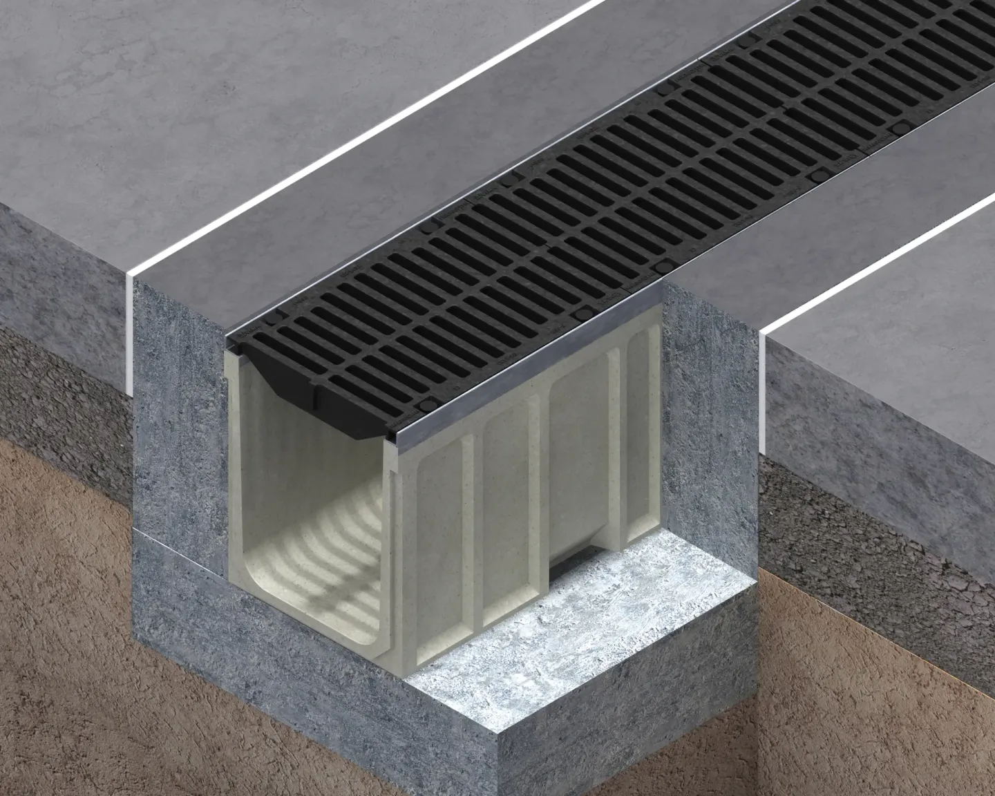 Entwässerungsrinnen für Hochbau, Tiefbau und technische Entwässerung Entwässerungsrinnen für Hochbau, Tiefbau und technische Entwässerung