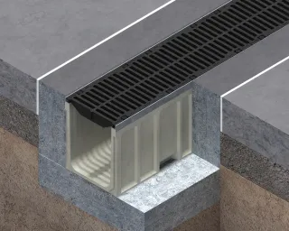 Entwässerungsrinnen für Hochbau, Tiefbau und technische Entwässerung Entwässerungsrinnen für Hochbau, Tiefbau und technische Entwässerung