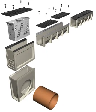 Entwässerungsrinnen für Hochbau, Tiefbau und technische Entwässerung Entwässerungsrinnen für Hochbau, Tiefbau und technische Entwässerung