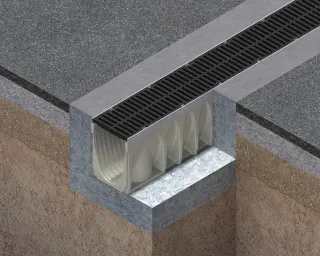 Entwässerungsrinnen für Hochbau, Tiefbau und technische Entwässerung Entwässerungsrinnen für Hochbau, Tiefbau und technische Entwässerung