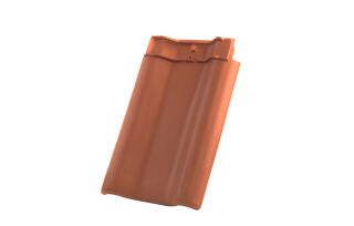Flachdachziegel J11v Doppelwulst