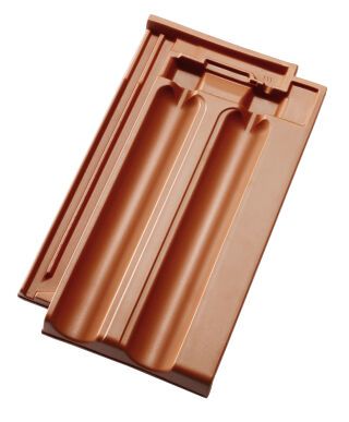 Doppelmulden-Falzziegel Z2 Flächenziegel Jacobi Dachziegel - Doppelmulden-Falzziegel Z2 Flächenziegel