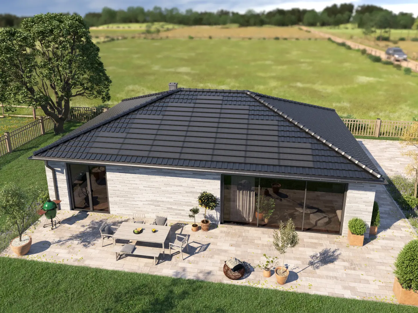 Solardachziegel Stylist PV und Indach-Modul-Lösung J160-PV Solardachziegel Stylist PV und Indach-Modul-Lösung J160-PV