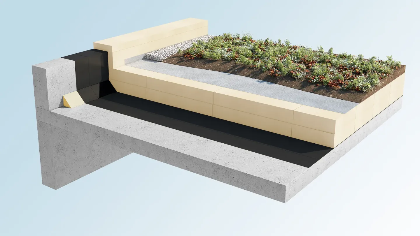 Umkehrdachdämmung mit URSA XPS® Umkehrdachdämmung mit URSA XPS®