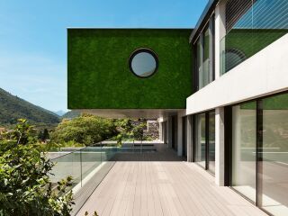 Fassaden aus natürlichem Moos als wichtiger Baustein klimaaktiver Architektur