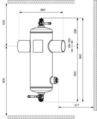 IMI PNEUMATEX Abscheider Zeparo Cyclone Max ZCX IMI Hydronic Engineering Deutschland - IMI PNEUMATEX Abscheider Zeparo Cyclone Max ZCX