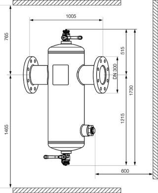 IMI PNEUMATEX Abscheider Zeparo Cyclone Max ZCX IMI Hydronic Engineering Deutschland - IMI PNEUMATEX Abscheider Zeparo Cyclone Max ZCX